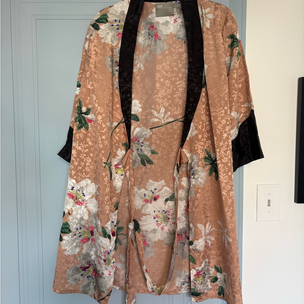 ASOS Multicolor Patterned wrap dress - Picture 2 of 2